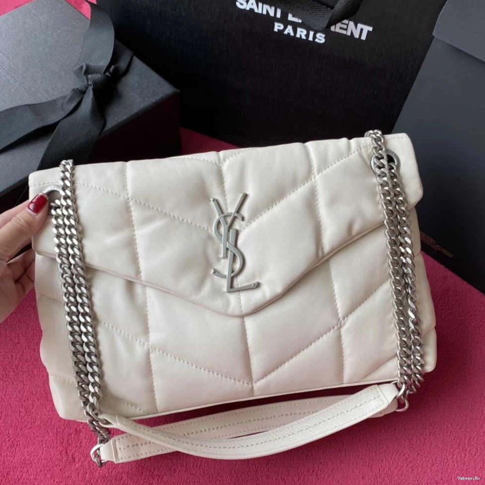 QUILTED LAMBSKIN PUFFER IN BAG SMALL YSL 0722